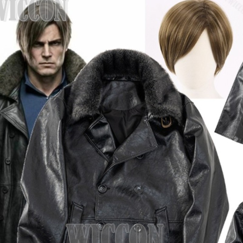 Anime Cosplay Festival - Leon Residenttt 9 Cosplay Dark Coat
