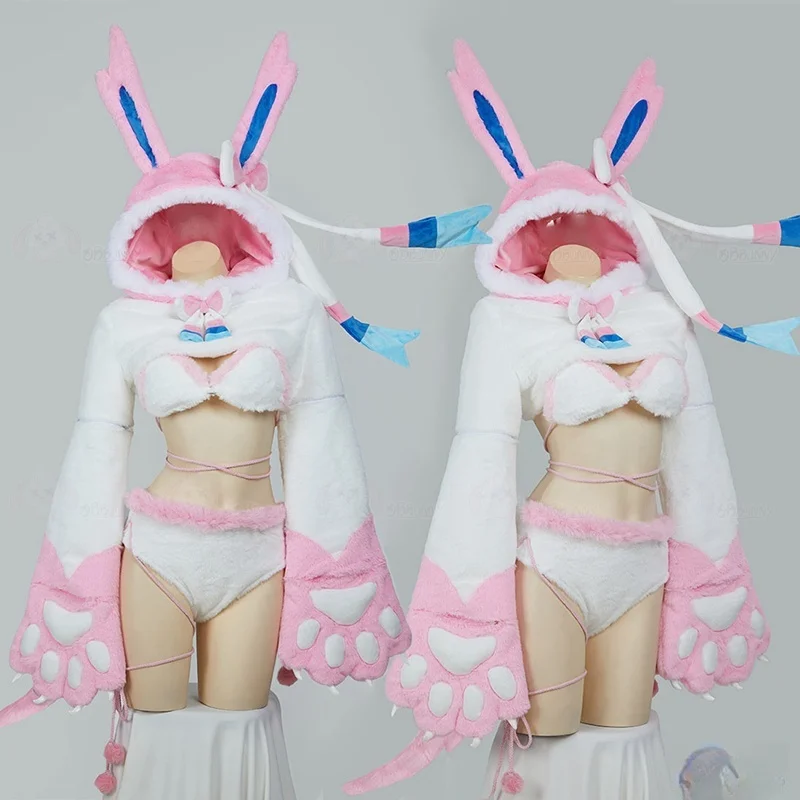 Anime Cosplay Festival - Sylveon Nymphali Feelinara Cosplay Costume For