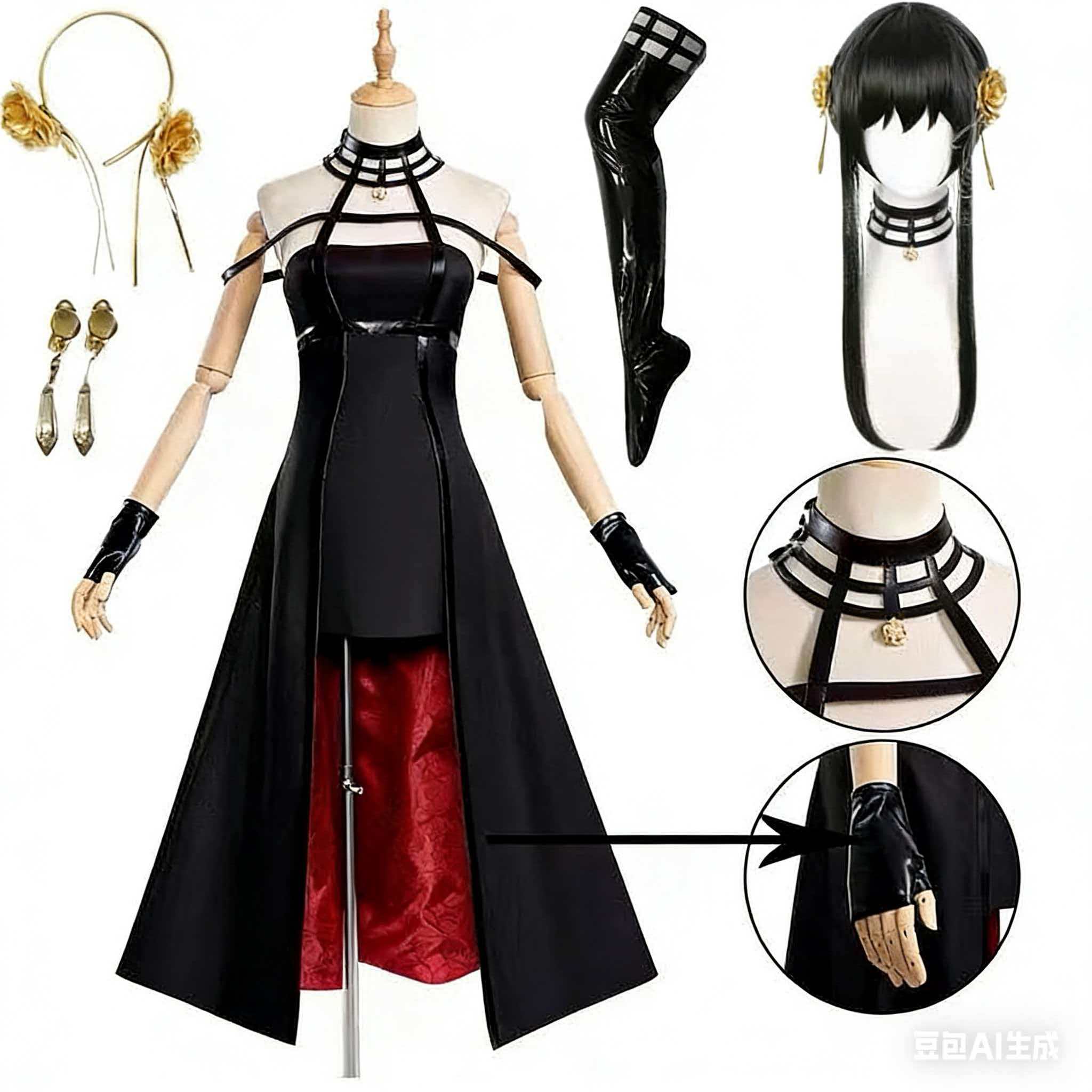 Yor Forger Cosplay Costume Hea - đánh giá và giá Anime Cosplay Yor