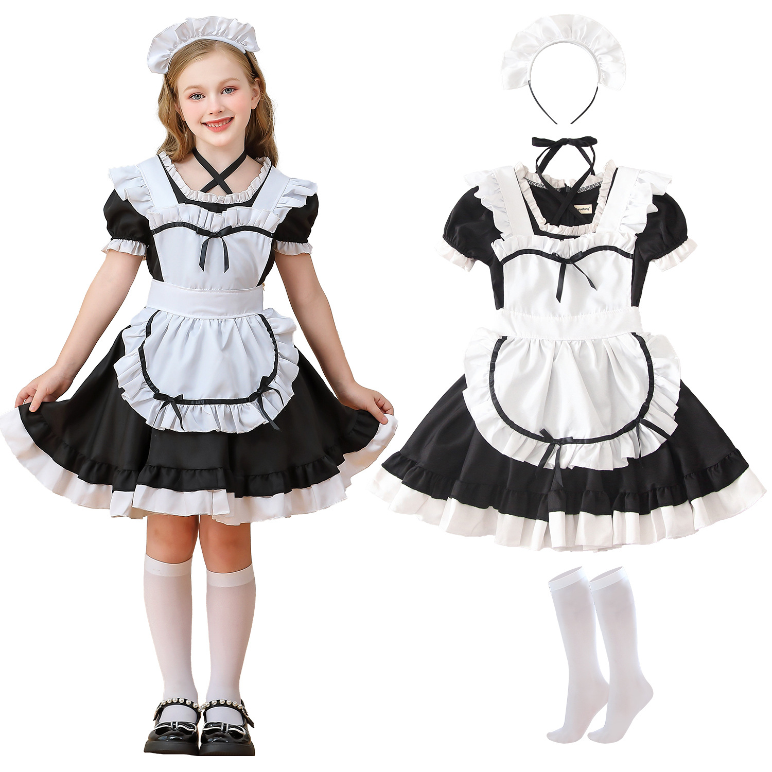 Maid Cosplay Lolita Costume Dr - đánh giá và giá Anime Cosplay Simple