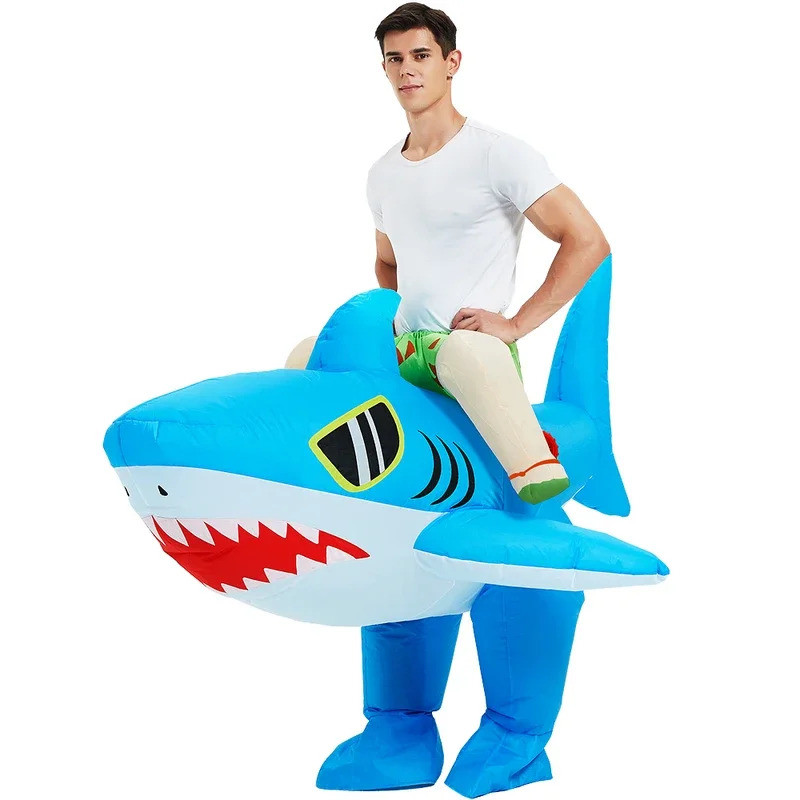 New Adult Kids Blue Shark Infl - đánh giá và giá Anime Cosplay Youtube Shorts