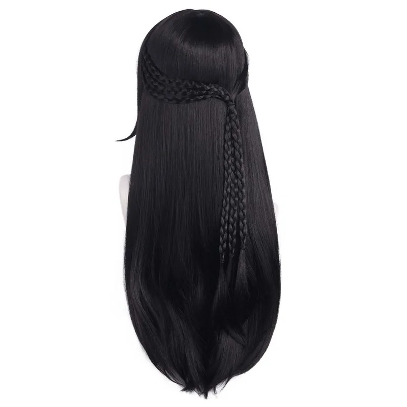 Le Cool Halloween Comic Con Pa - đánh giá và giá Anime Cosplay Long Black Hair