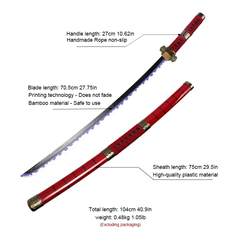 2026 3-pcs Roronoa Zoro Swords - đánh giá và giá Anime Cosplay Youtube Shorts