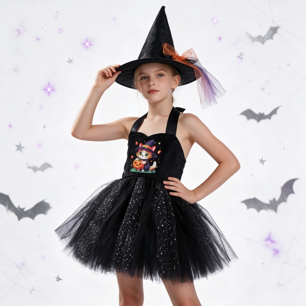 cute Cat Pumpkin Animal Mesh T - đánh giá và giá Anime Cosplay Simple