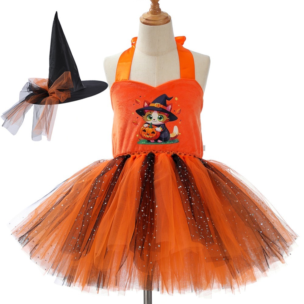 cute Cat Pumpkin Animal Mesh T - đánh giá và giá Anime Cosplay Simple