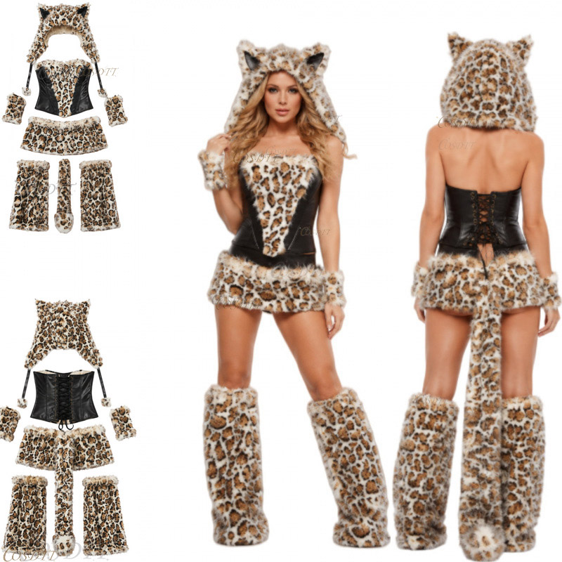 Halloween girl sexy leopard pr - đánh giá và giá Anime Cosplay Simple