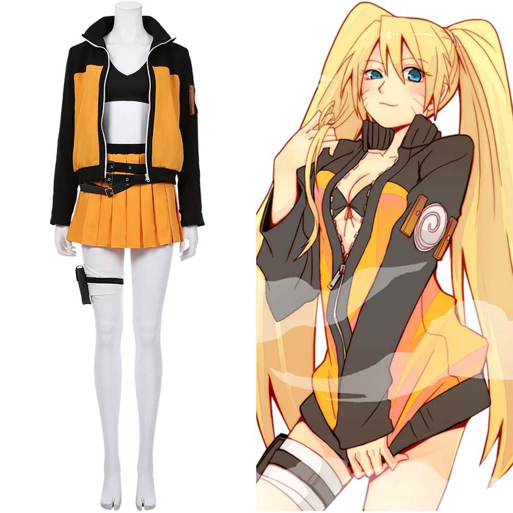 Anime Uzumaki cosplay costume  - đánh giá và giá Anime Cosplay Simple