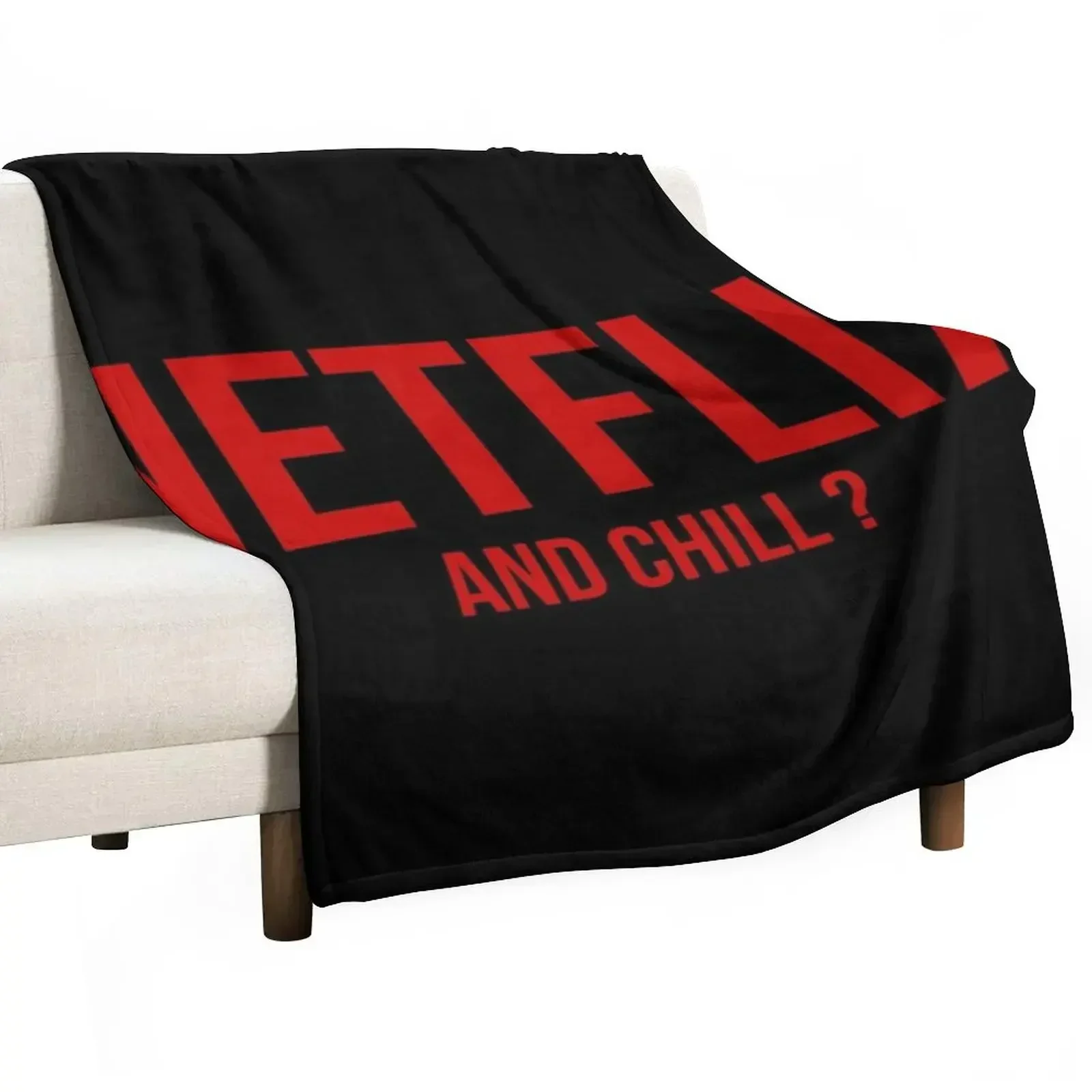 Netflix and chill Throw Blanke - đánh giá và giá Anime Cosplay Netflix